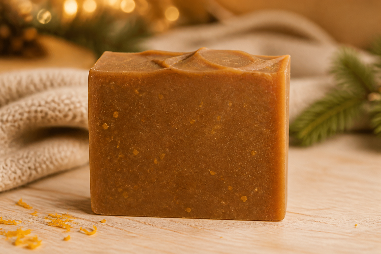 Gingerbread Orange Clove Soap — handmade soap by Ohio Valley Soap, Parkersburg WV (placeholder)