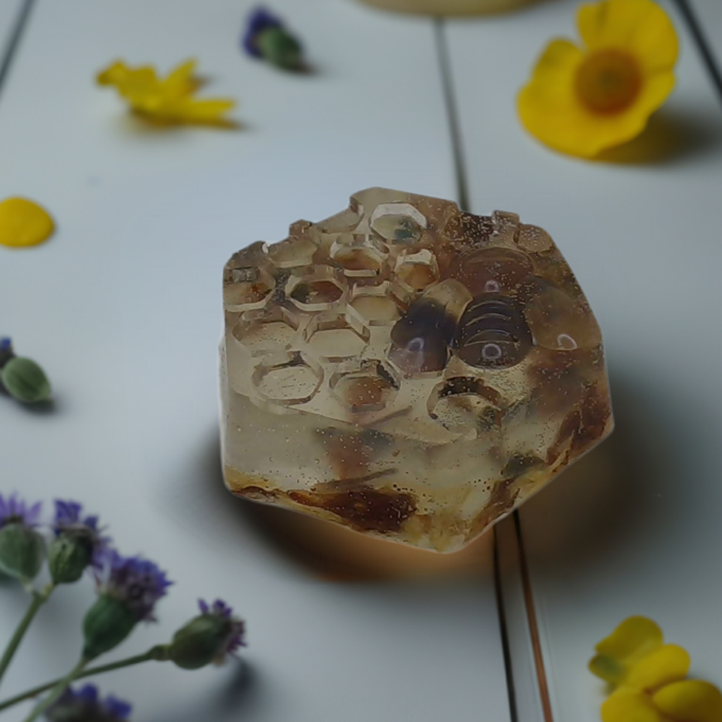 a soap sitting on top of a table