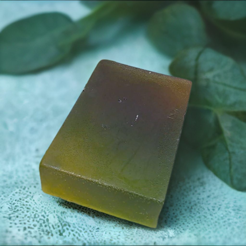 a bar of soap sitting on top of a table