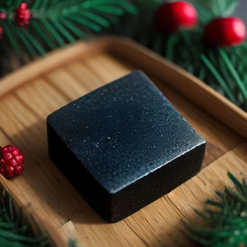 All I Want For Christmas Bamboo Charcoal Soap — handmade soap by Ohio Valley Soap, Parkersburg WV