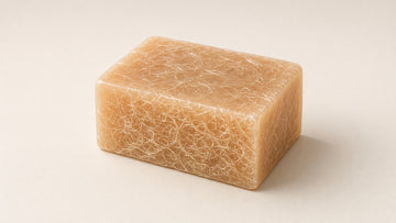 Pumpkin Pecan Waffle Glycerin Aloe Loofah Soap Ohio Valley Soap melt and pour bar, no garnish